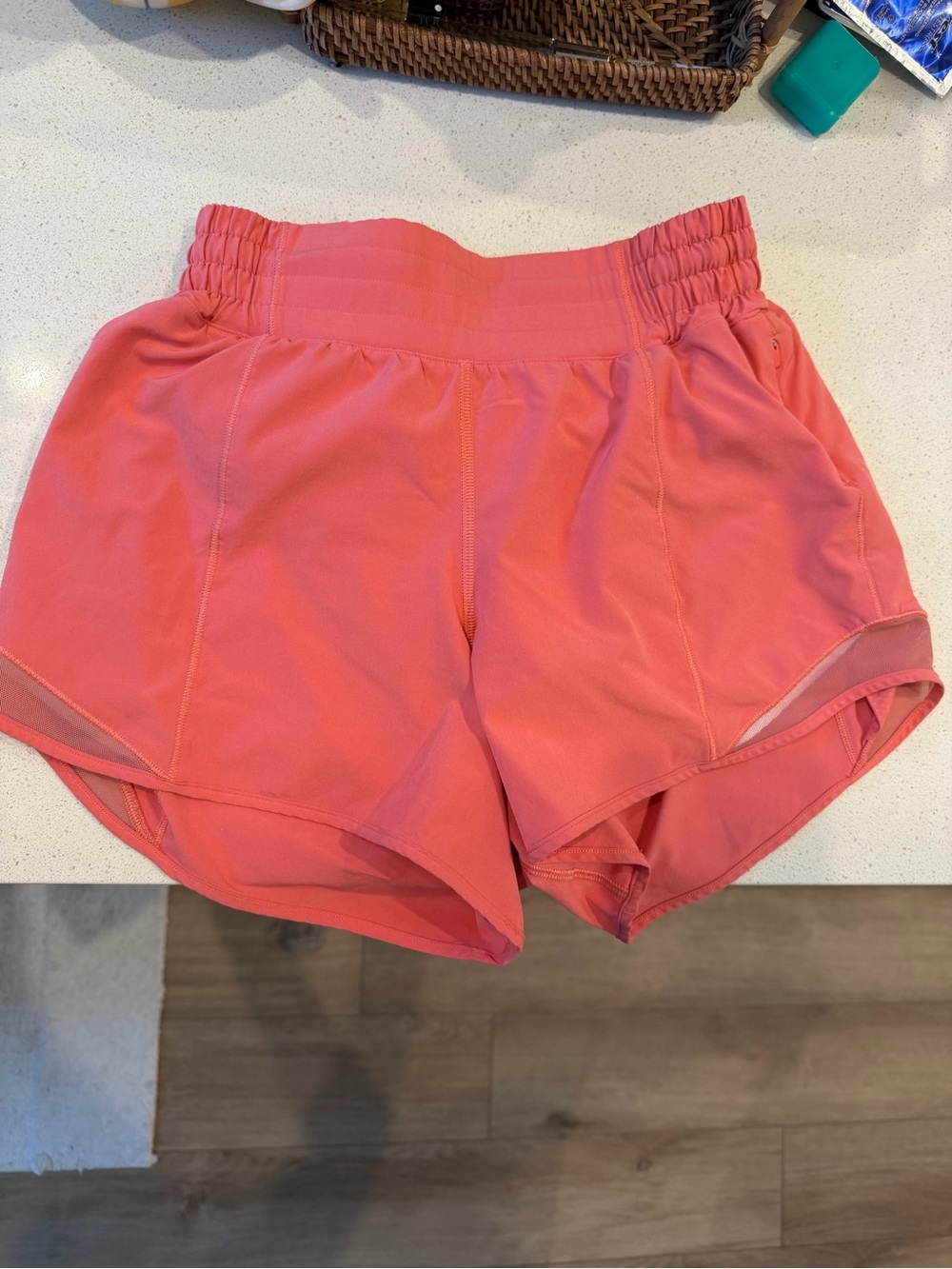 lululemon athletica Coral Elastic-Waist Running Shorts